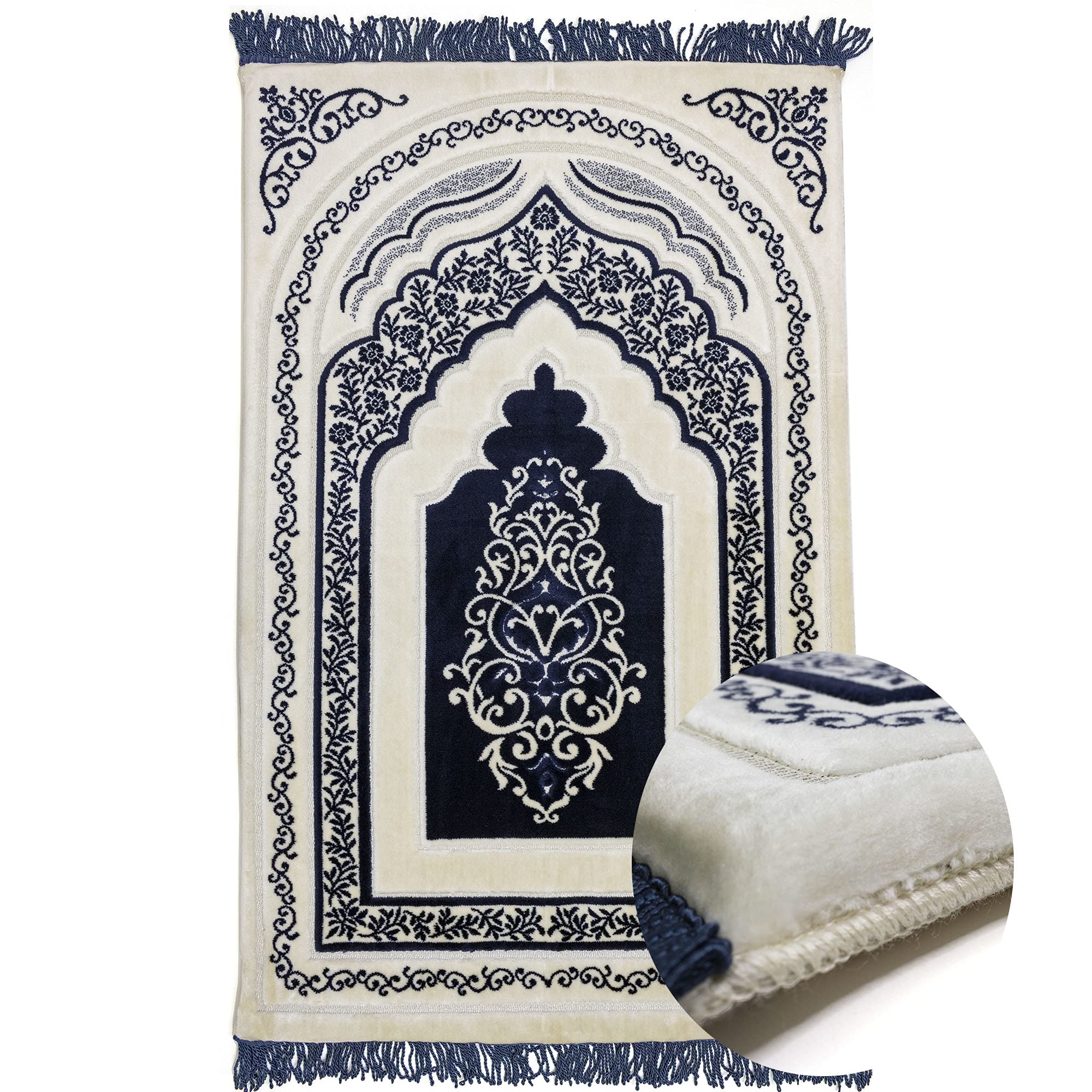 Modefa Luxury Foam Prayer Rug | Padded Cushion Janamaz Sajjada